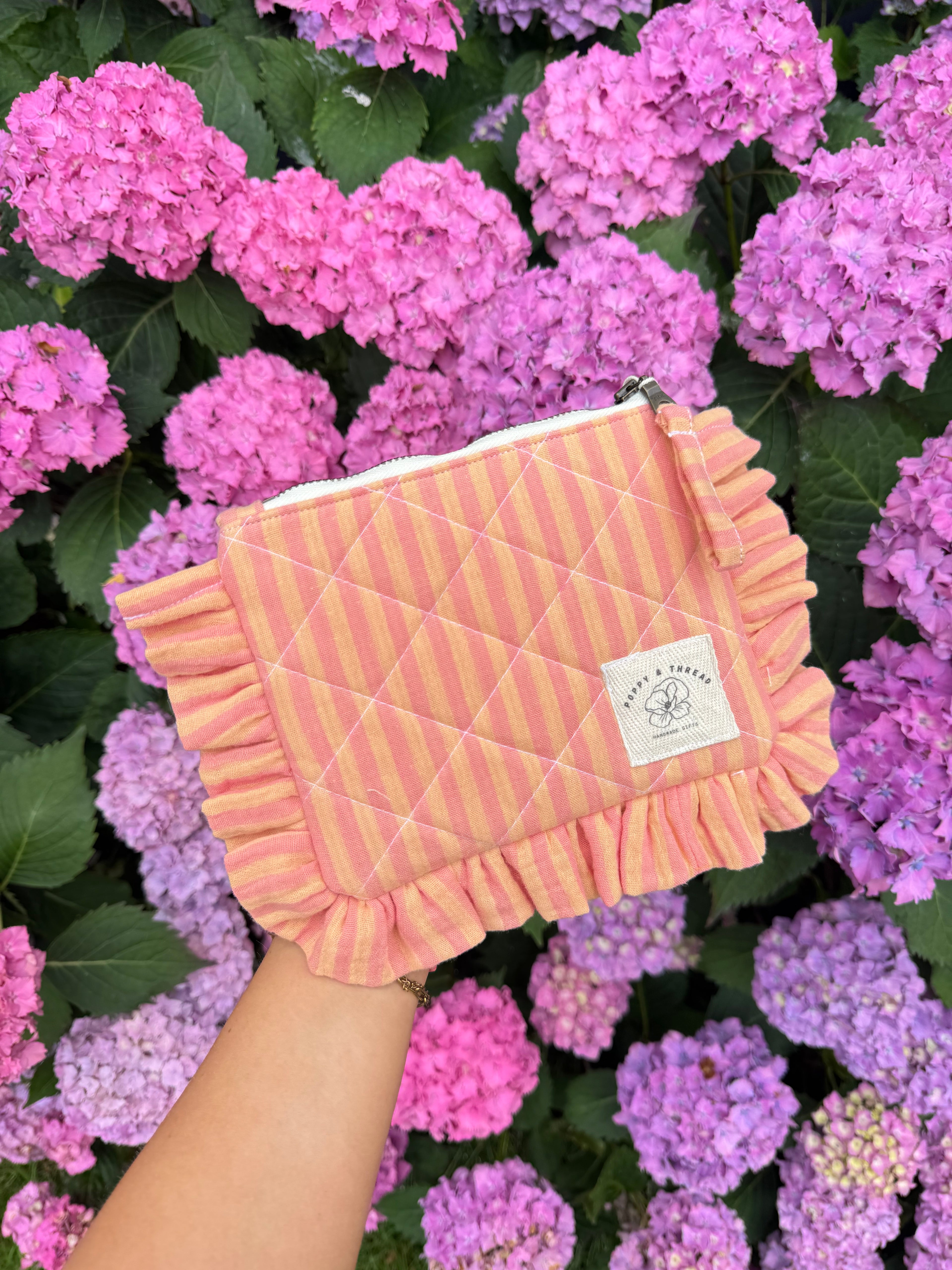 Rhubarb & Custard Flat-Lay Pouch