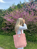 Strawberry Sundae Ruffle Tote