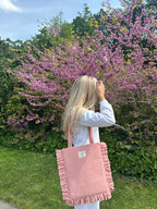 Strawberry Sundae Ruffle Tote