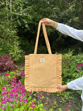 Soft As Honey Ruffle Tote