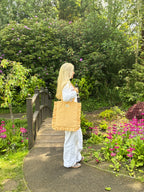 Soft As Honey Ruffle Tote