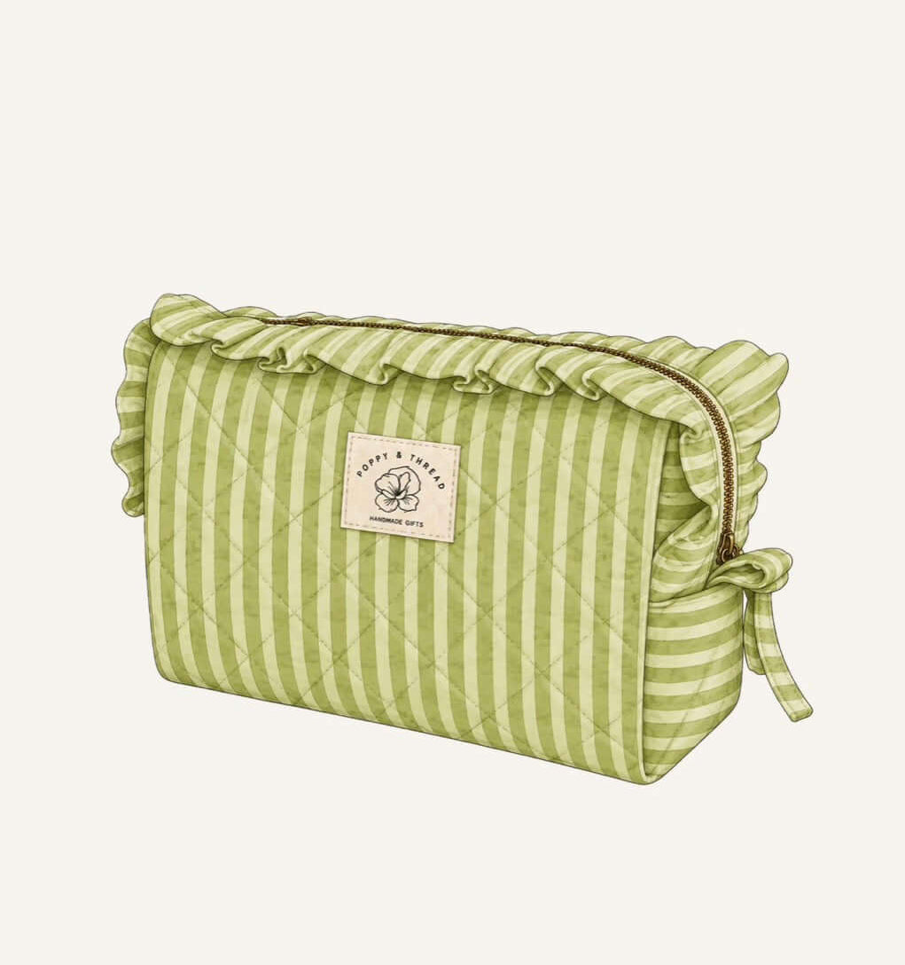 Pistachio Makeup Bag