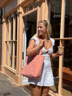Peachy Picnic Tote Bag