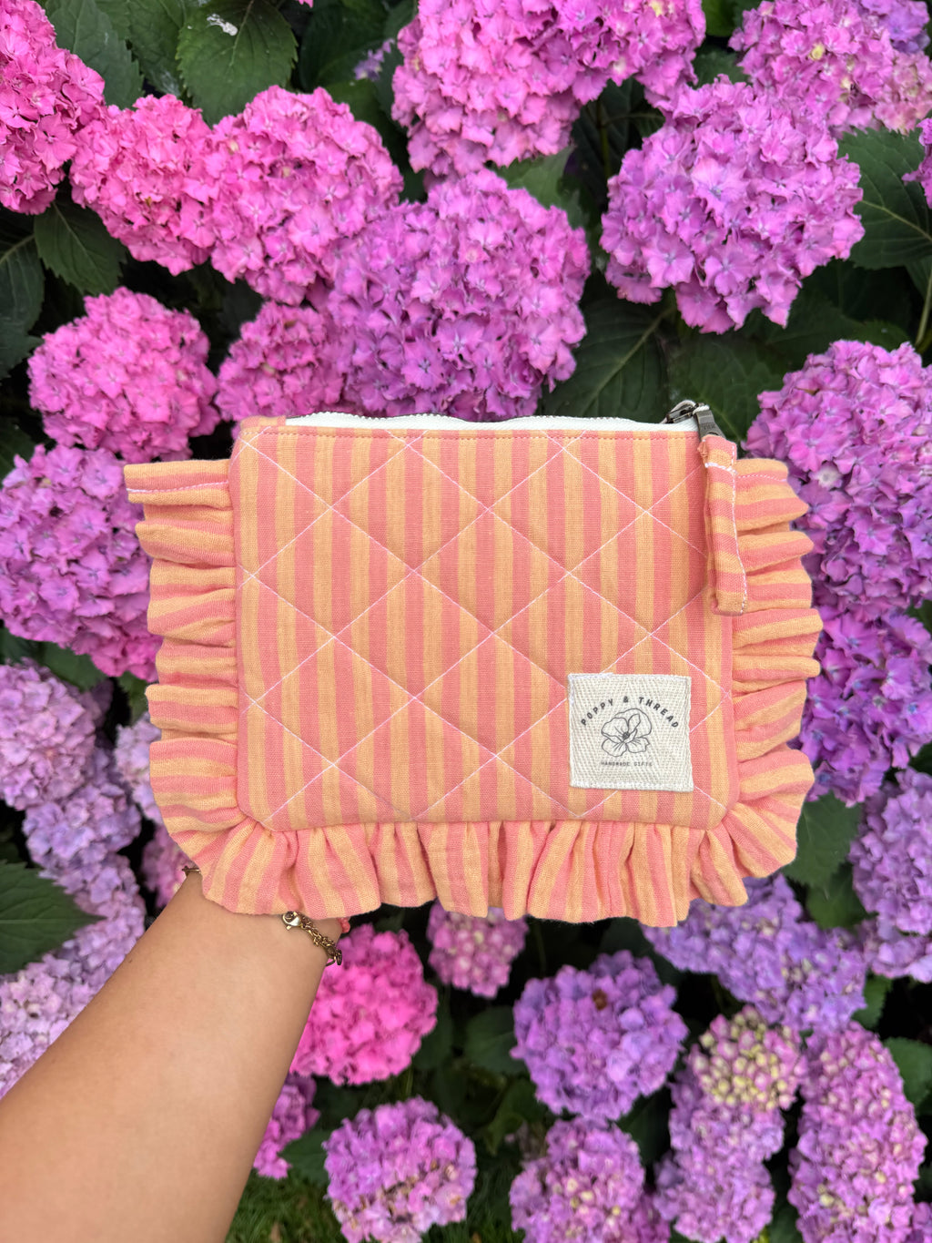 Rhubarb & Custard Flat-Lay Pouch