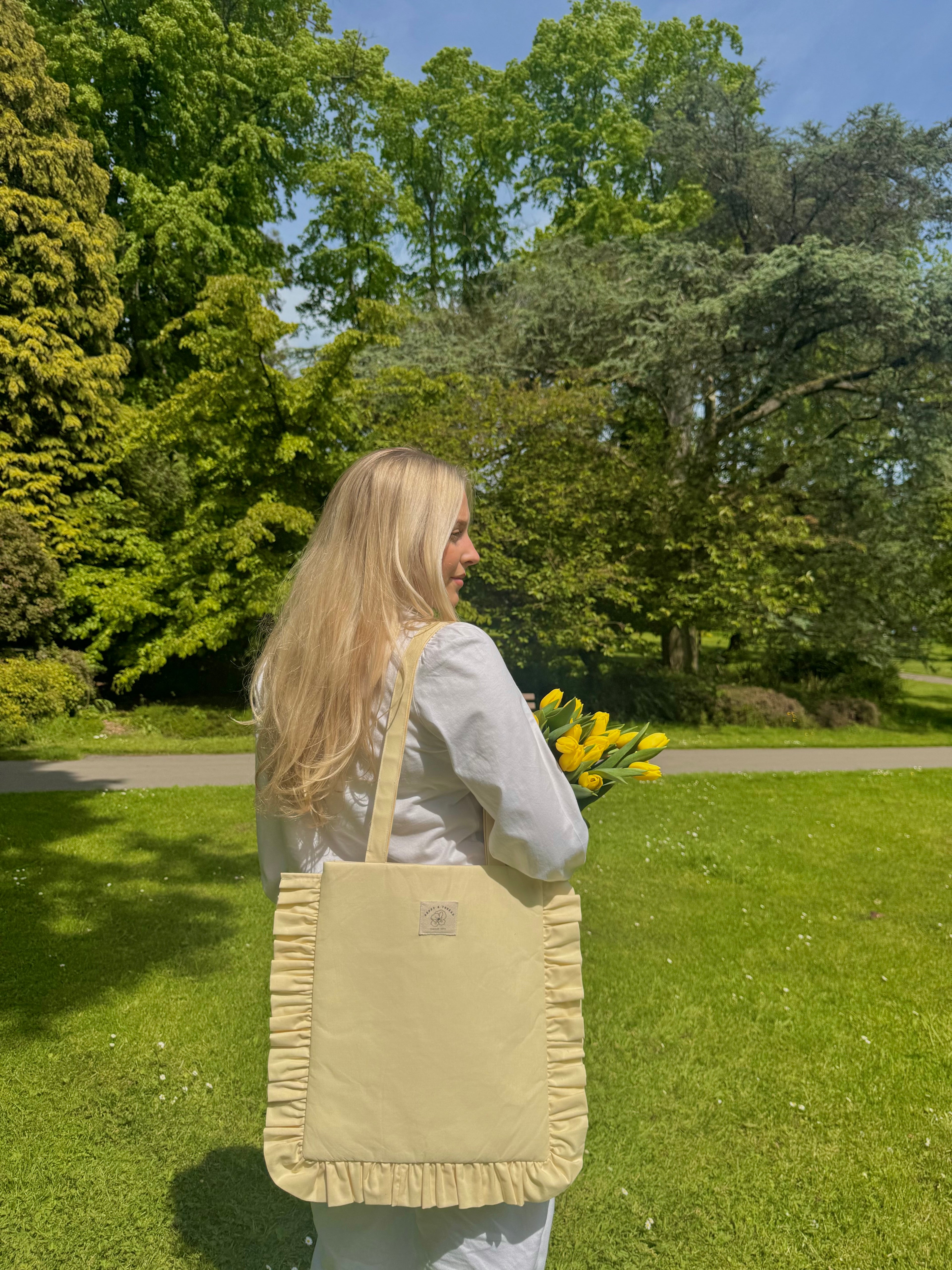 Buttercup Ruffle Tote Bag