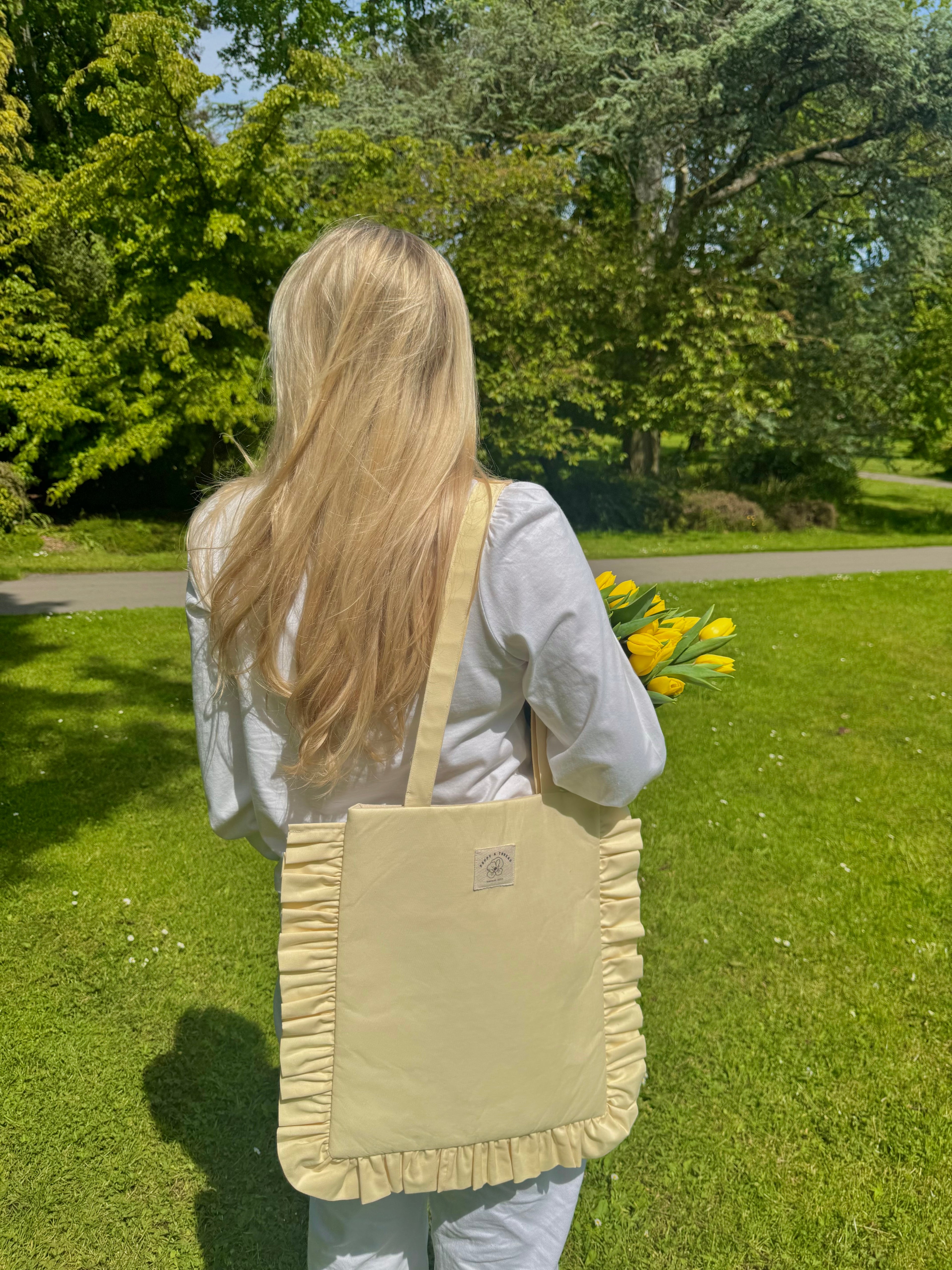 Buttercup Ruffle Tote Bag