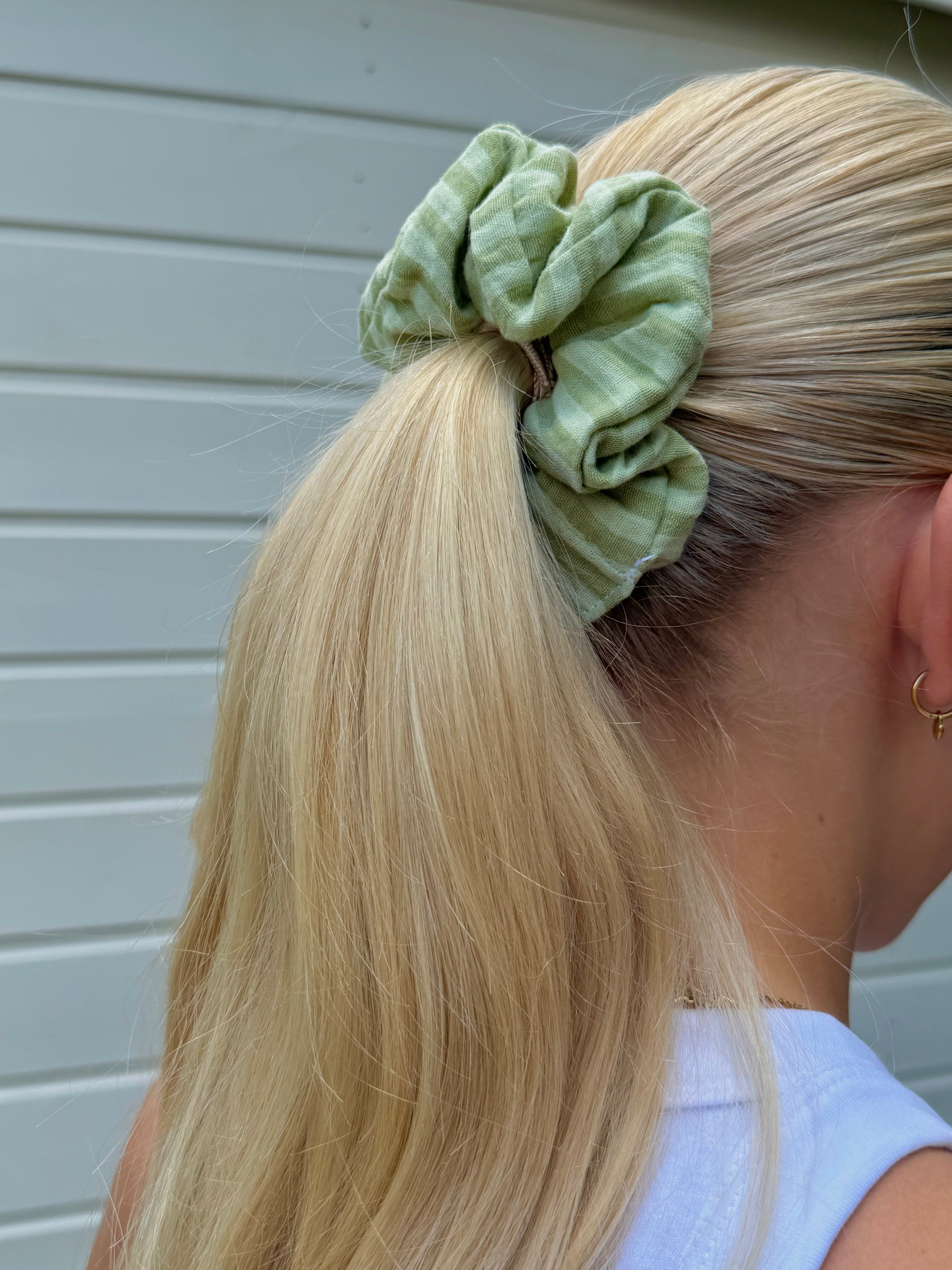 Pistachio Scrunchie