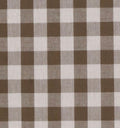 Brown Gingham Tote Bag