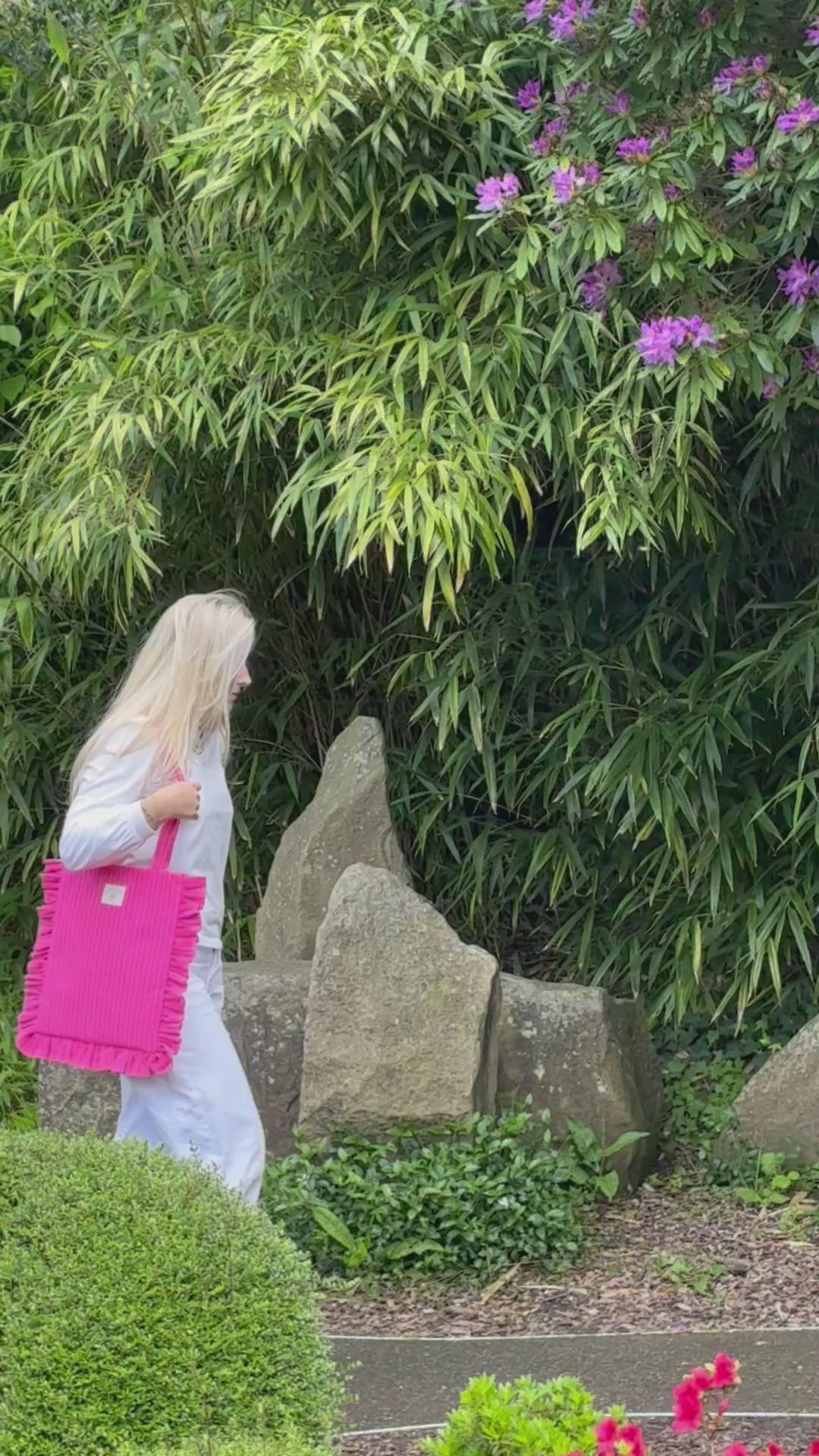 Bubblegum Ruffle Tote